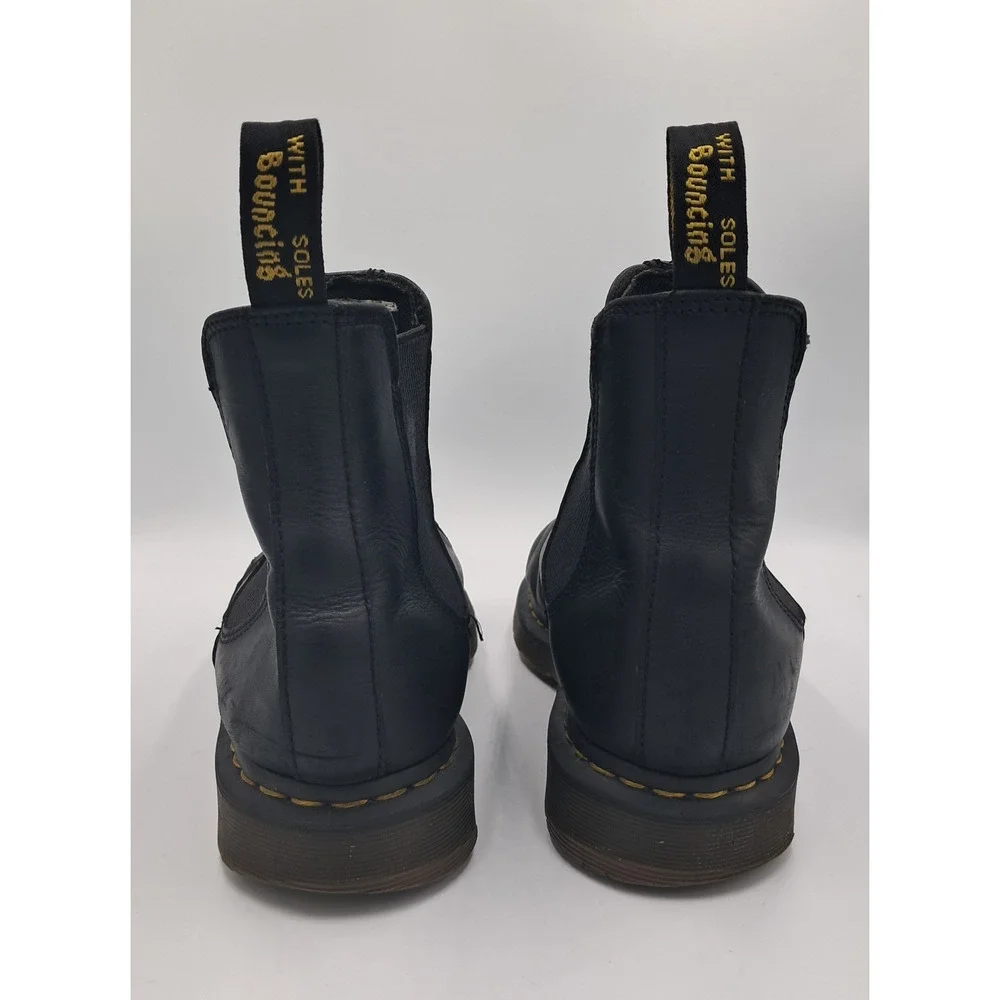 Size 12 - Dr Martens Chelsea Boots 2976 Slip Resistant Work Black - RETAIL $190